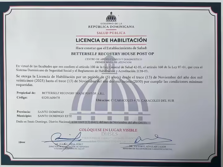 Official government license